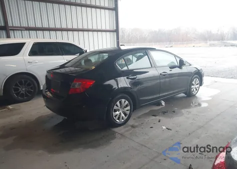 2012 Honda Civic Lx from USA, damaged, VIN 19XFB2F53CE082689